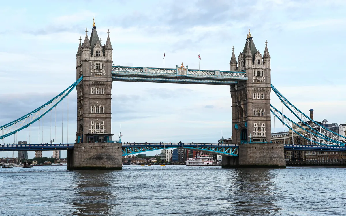 Tower Bridge over the River Thames in London